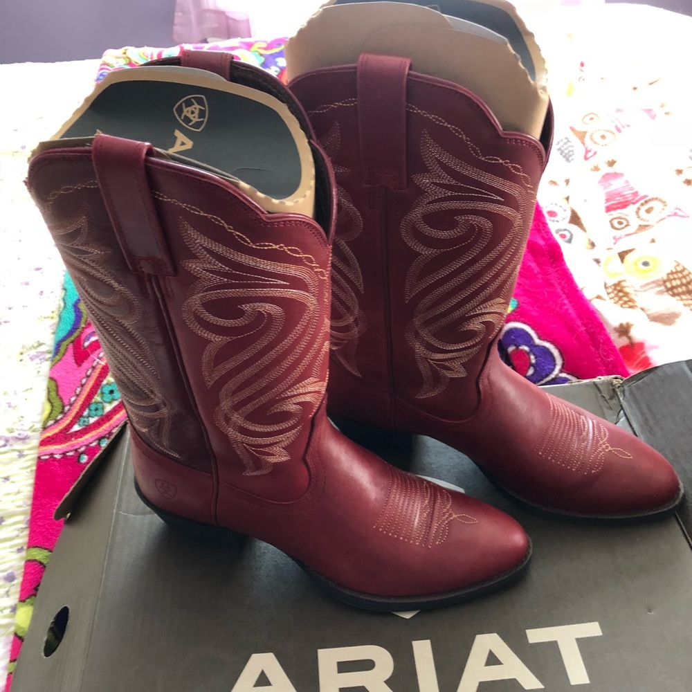 Ariat Red western boots